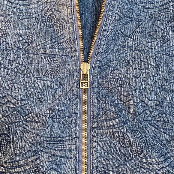 Chicos VTG Jean jacket full zip collared king sleeves button cuffs Medium
C - Picture 6 of 10